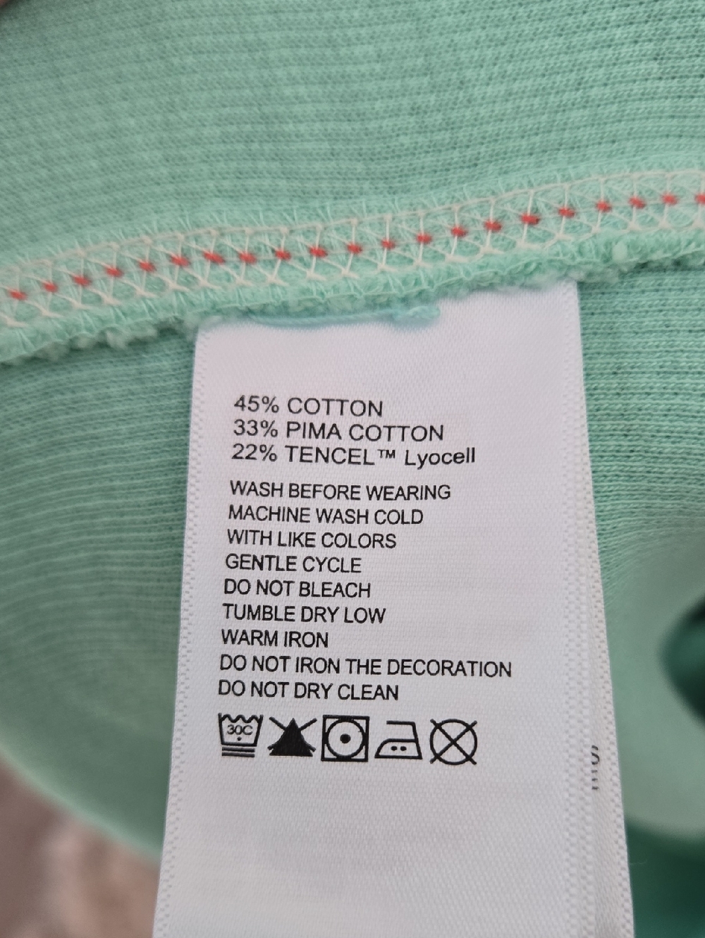 Tommy Bahama Mint Green Short Sleeve Zip-Front Tunic - Picture 10 of 10